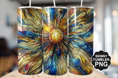Stained On Stained Glass Tumbler Warp - Tumbler Design Product Image 1