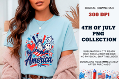 Cool Liberty Girl PNG | Trendy Patriotic Sublimation Product Image 6