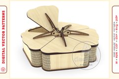 Box Organizer v14 - laser cut file - Glowforge ready SVG Product Image 7
