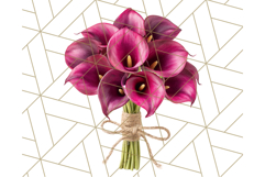 Fall Flower Bouquets Clipart PNG, Autumn Floral Clip Art Product Image 3