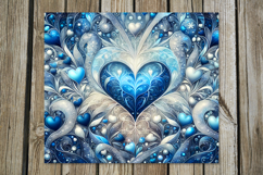 Love Hearts | 4 Skinny tumbler sublimation designs P2 Product Image 3
