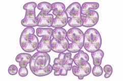 Easter Sublimation Alphabet Clipart Printable Lettering Set Product Image 6