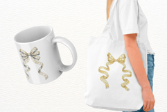 Sewing Measuring Tape Bow PNG Product Image 3