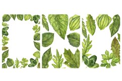 Watercolor Green Leaves Product Image 8