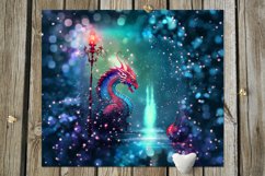 Mystic dragon | 9 Skinny tumbler magic sublimation designs Product Image 7