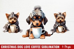 Christmas Dog Love Coffee Sublimation Product Image 1
