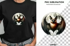 Halloween Bat PNG Sublimation Print, Crafting File Product Image 1