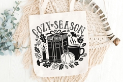 Cozy Season SVG, Pumpkin spice season SVG, Fall Vibes Svg. Product Image 7