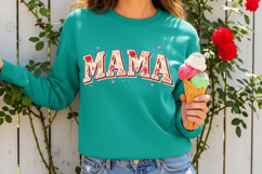 Floral Mama PNG, Mother's Day T-Shirt Design, Mothers Day Product Image 4