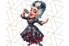Wild Grandma Clipart PNGs, Funny Quirky Old Ladies Product Image 3