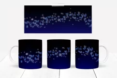Butterfly Mug Wraps 10 Colours PNG & JPG Seamless pattern Product Image 4