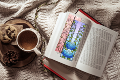 Floral Stained Glass &amp; Sparkling Mosaic Bookmark Set Product Image 7