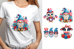 Patriotic Sublimation Bundle. Patriotic T-Shirt Design Product Image 9