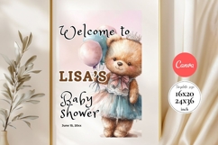 Baby Shower Welcome Sign Template 184 Product Image 3