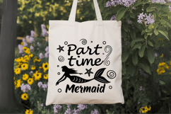 Part-time Mermaid SVG Design, Mermaid SVG Design Product Image 6
