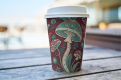 Maximalist Mushroom Tapestry Ornate Pattern, Seamless Patter Product Image 7