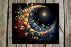 Moon flowers | 8 Magic Skinny tumbler sublimation designs Product Image 7