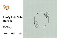 Leafy Left Side Border Product Image 1