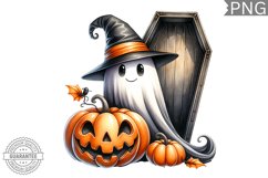 Halloween Ghost Sublimation Design - High-Quality 300 Dpi Product Image 1