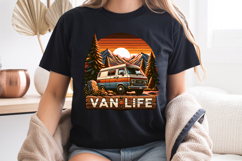 Van Life PNG, Retro Camper Van Mountain Sublimation Design Product Image 7