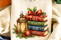 All Booked for Christmas PNG Clipart, Merry Christmas PNG Product Image 6