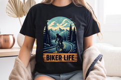 Biker Life PNG, Mountain Road Cycling Sublimation Design Product Image 7