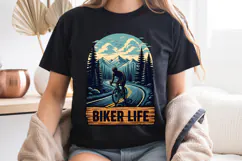 Biker Life PNG, Mountain Road Cycling Sublimation Design Product Image 7