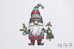Cute Christmas Gnome Sublimation PNG Product Image 1