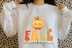 Fall Vibes PNG, Autumn Sublimation Design, Pumpkin Spice Product Image 2