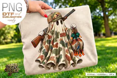 Halloween Ghost Duck PNG, Hunting DTF Design Product Image 2