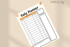 Cute Daily Planner Template Editable Canva PDF, Aesthetic Product Image 5