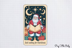 Funny Christmas Tarot Card Sublimation Clipart PNG Product Image 1
