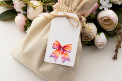 Sunset Cloudy Sky Coquette Bow Clipart Product Image 7