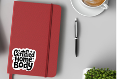 Certified Homebody PNG, Introvert Humor SVG, 8 Colors Product Image 3