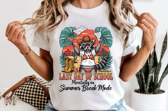 Last Day of School PNG, Western Cowboy Raccoon Sublimation Product Image 6