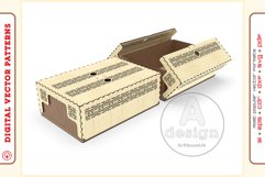 Box Organizer v24 - laser cut file - Glowforge ready SVG Product Image 7