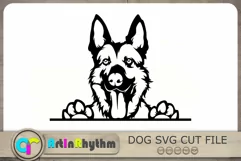 German Shepherd Svg, Dog Monogram Svg, Dog Svg, Pet Svg Product Image 1