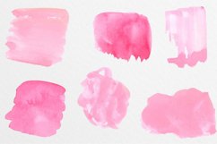 Pink watercolor splash clipart, Pink watercolors Product Image 3