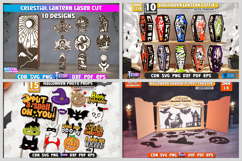 250 Halloween Mega Bundle Laser Cut, Spooky Signs, Earrings Product Image 8