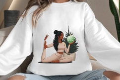 Christmas motivational women png design for T-shirts Product Image 4