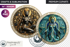 Ancient Egyptian Gods Pantheon Mythology Graphics cliparts Product Image 1