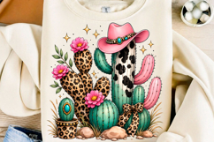 Preppy Western Cactus PNG Product Image 1