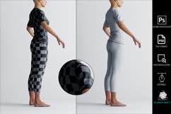 Female T-shirt Mockup Product Image 13