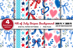 4th Of July Stripes Background PNG Product Image 1