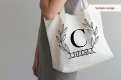 Wreath Split Monogram SVG Bundle Product Image 7