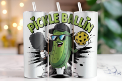 Pickelballin Mom Tumbler Wrap | Sublimation | Tumblers Product Image 1