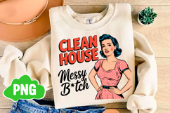 Retro Sarcastic Women Sublimation PNG Product Image 1