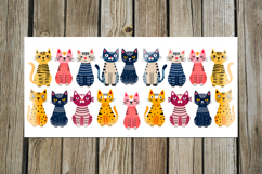 Colorful Cats | pets Mug Sublimation design PL2 Product Image 3