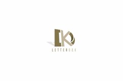 Letter KD or DK vector logo design. Initial letter KD logo. Product Image 1