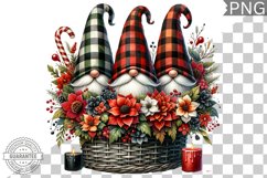 Christmas Gnome Sublimation - Clipart PNG Design Product Image 1